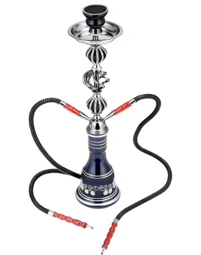 Double-Hose Glass Hookah